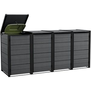 Keter Hide Away Containerberging - 4x 240L - Antraciet
