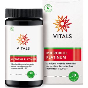 Vitals - Microbiol Platinum - 30 Capsules - 10 miljard levende bacteriën van de stam Lactobacillus rhamnosus, GG