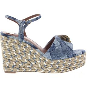 Dames Pumps Kurt Geiger Kurt Geiger Kensington Espadrille Denim Jeansblauw - Maat 37