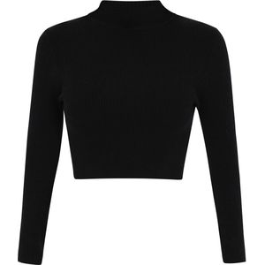 myMo - Comfy Collection - Jumper - Slim-fit - Cropped Silhouette - Elegant Stand-up Collar