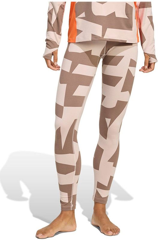 Adidas - Multi - Basislaag Leggings - Zwart - Slanke Pasvorm - CLIMACOOL