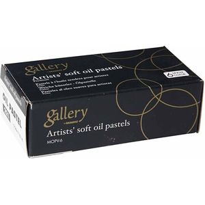 Gallery Oliepastels Premium, dikte 11 mm, l: 7 cm, kobalt blauw (221), 6stuks