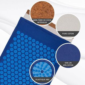 Equivera Shakti Mat - Acupressuur Mat - Acupressuurmat - Mat Met Spijkers - Spijkermat