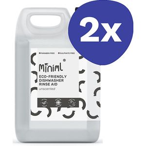 Miniml Glansspoelmiddel Parfumvrij - 5L Refill (2x 5L)