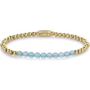 Rebel en Rose - RR-40156-G- S - Green Glam Meet Yelow Gold - armband