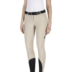 Equiline Damesrijbroek Brendak KneeGrip - maat 36 - beige