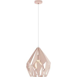 EGLO Carlton-p - hanglamp - 1-lichts - Ø31 cm - E27 - abrikooskleur