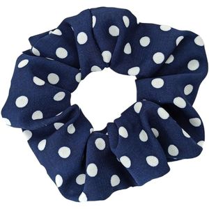 2 stuks haarelastiekjes voor dames, stippen, elastische haarband, haarkoord, haaraccessoires, paardenstaarthouder, scrunchies, hoofddeksel voor meisjes en vrouwen, dagelijks dragen, marineblauw