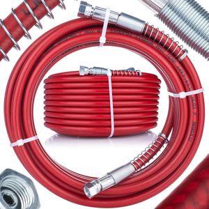 Stalen slang voor verfunit 20m rood