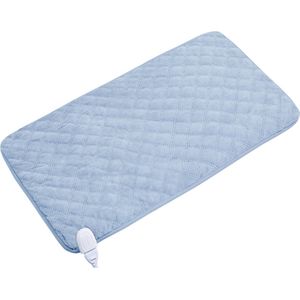 NOVARTA Elektrische Grafeen Verwarmingspad – Medisch Far-infrarood Warmtekussen – Snel Verwarmend in 3 Seconden – Afneembaar & Wasbaar – 5 Temperatuurstanden – 40x76cm – Blauw