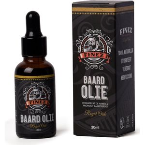 Finez Royal Oak - Baardolie - 30 ml - Baardverzorging - Baardgroei - Sandelhout Geur - Voor Gevoelige Huid