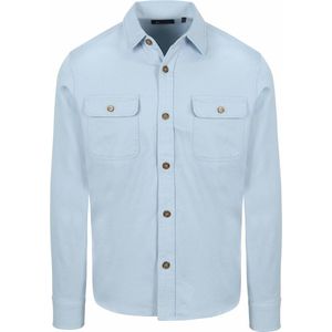 Suitable - Cia Overshirt Lichtblauw - Heren - Maat XL - Regular-fit