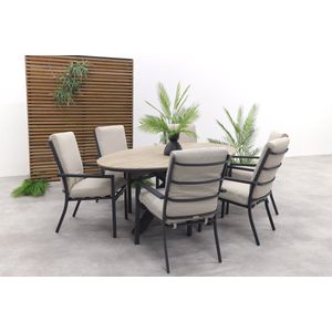 GI Sergio / Edison 220 x 115 cm. tafel - ovale tuinset