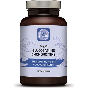 MSMGC - 180 Tabletten - MSM met toevoeging van Glucosamine en Chondroitine - Kala Health