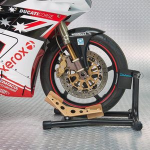 Datona® Inrijklem motor en spanbanden motorfiets met tankbescherming - Goud