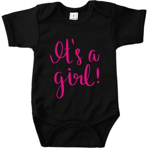 It's a girl - Maat 68 - Romper zwart