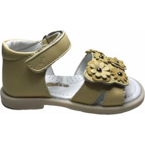 Falcotto bloempjes sandalen puppy geel mt 26