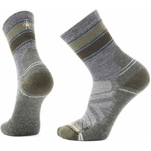 Smartwool - Hike Light Cushion Striped Mid Crew - Sokken - Grijs