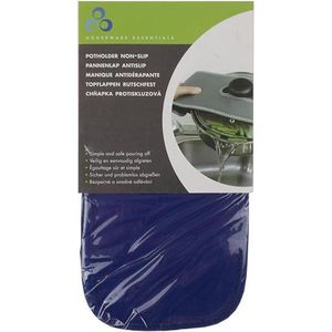 Afgiet Pannenlap - Anti slip - Hittebestendig - Neopreen (blauw)