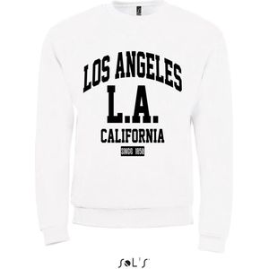 Sweatshirt 2-206 LA California - Wit, M
