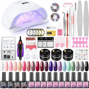 Complete Manicureset met UV/LED Lamp en Nagelschuurmachine voor Beginners