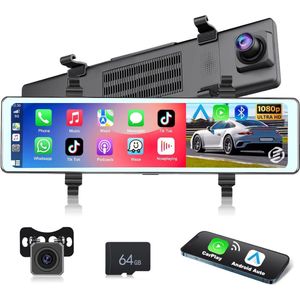 Equivera Dual Dashcam - Dashcam Voor En Achter - Auto Camera Dashcam - Dashcam Auto - Dual Dashcam Voor Auto