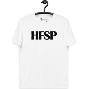 HFSP Bitcoin T-shirt - Unisex - 100% Biologisch Katoen - Kleur Wit - Maat L | Bitcoin cadeau| Crypto cadeau| Bitcoin T-shirt| Crypto T-shirt| Crypto Shirt| Bitcoin Shirt| Bitcoin Merch| Crypto Merch| Bitcoin Kleding