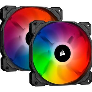 Corsair - CO-9050096-WW - Ventilator Kit - Zwart - 140 mm, RGB, 1150 RPM, 62 CFM