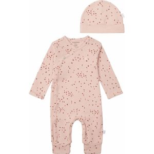 Noppies - Kledingset - 2delig - Boxpak Nuuk - Muts Navar - Rose Smoke - Maat 56