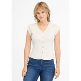 Shirt nomera beige knoopjes Ragwear - maat S