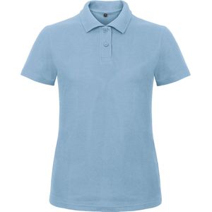 Dames Polo ID.001 Lichtblauw merk B&C maat S