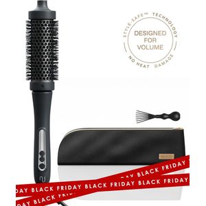 Navado Thermal brush 38mm - Levenslange garantie - Keramische warmteborstel - Bounce Brush met luxe etui - 3 meter salonkabel - Fohnborstel Hot brush - Krulborstel en stijlborstel