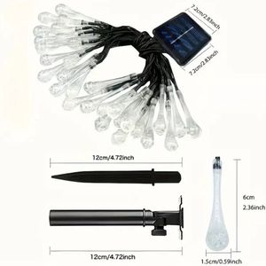Livano Lichtslinger - Lichtsnoer Buiten - Binnen - Klimop Slinger - Slinger Met Led Lichtjes - Zonne-energie - Gemengde Kleuren - 5M