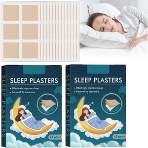 Sleep Patches slaappleister natuurlijke slaappleister met extra sterk effect, slaapsteunpleister voor een betere slaap, verlicht spierspanning en fysieke vermoeidheid