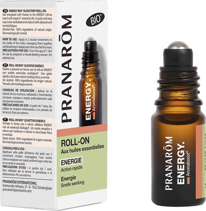 Pranarôm - Bio Aromaboost Energy Roll-On - 5 ml