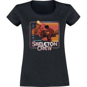 Star Wars Skeleton Crew - Retro Riding T-shirt zwart S