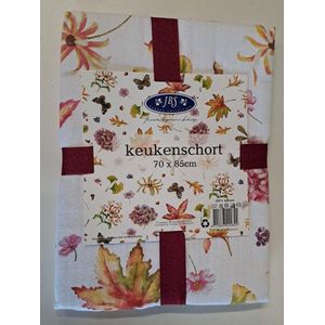 Keukenschort Janneke Brinkman Herfstbloem/blad