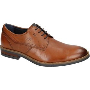 Fluchos -Heren - cognac/caramel - geklede lage schoenen - maat 40