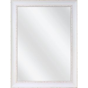 Spiegel met Lijst - Creme - 51 x 51 cm - Sierlijk