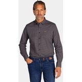 NZA - Blauw - Katoenen Overhemd - Stretch - Heren