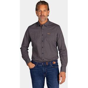 NZA - Blauw - Katoenen Overhemd - Stretch - Heren