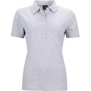James and Nicholson Dames/dames Elastisch Pique Poloshirt (Grijze Heide)