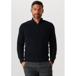 Gentiluomo - Turtle Zip - Sweater - Donkerblauw
