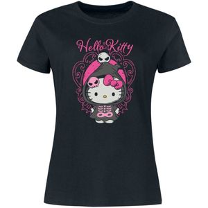 Hello Kitty Hello Kitty Dames T-shirt - zwart - L
