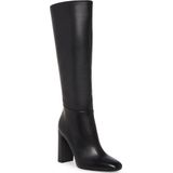 Steve Madden - Ally - Knielaarzen - Zwart - 10 cm Hakhoogte