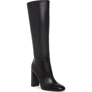 Steve Madden - Ally - Knielaarzen - Zwart - 10 cm Hakhoogte
