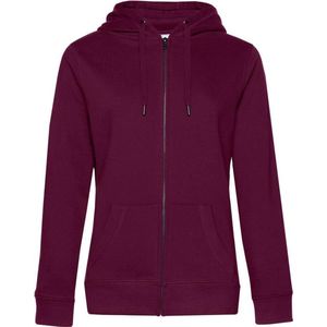 B&C Vrouwen/dames Koningin Hoodie (Aubergine Paars)