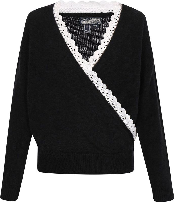 DreiMaster - Vintage Collectie - Gebreide Trui - V-hals - Lange Mouwen