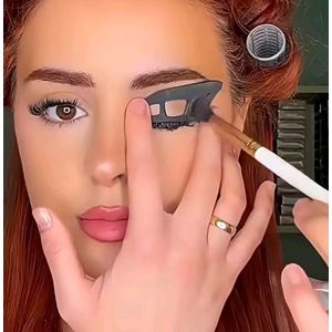 Oogschaduw - Oogmake-up Sjabloon - Eyeliner & Multifunctionele Oogschaduw Stencil - Herbruikbare Make-up Tool voor Beginners & Professionals