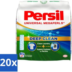 20 x Persil Waspoeder Megaperls Power 17 Wasbeurten 1,02 kg - Persil - Wasformule - Duurzaam - Milieuvriendelijk